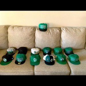 NBA Boston Celtics hat collection